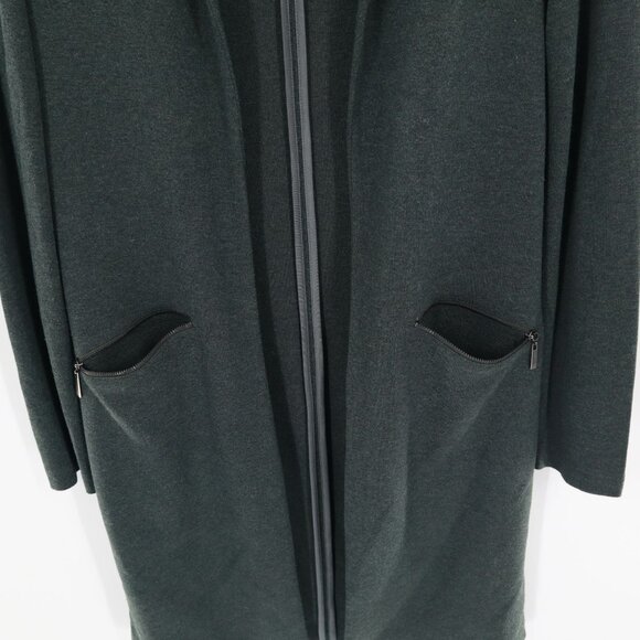 Tart Collections Ollie Duster Cardigan Womens S Green Grandpa Eclectic Professor - Picture 7 of 16